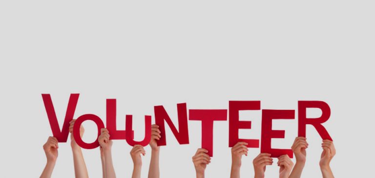Hands Holding Volunteer